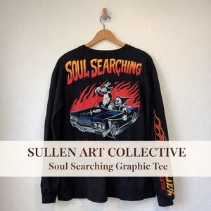 Sullen Art Collective Soul Searching Graphic Long Sleeve Tee Black Size 2XL